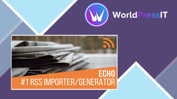 Echo RSS Feed Post Generator Plugin for WordPress screenshot
