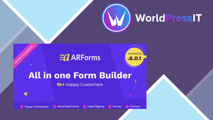ARForms WordPress Contact Form Builder Plugin screenshot