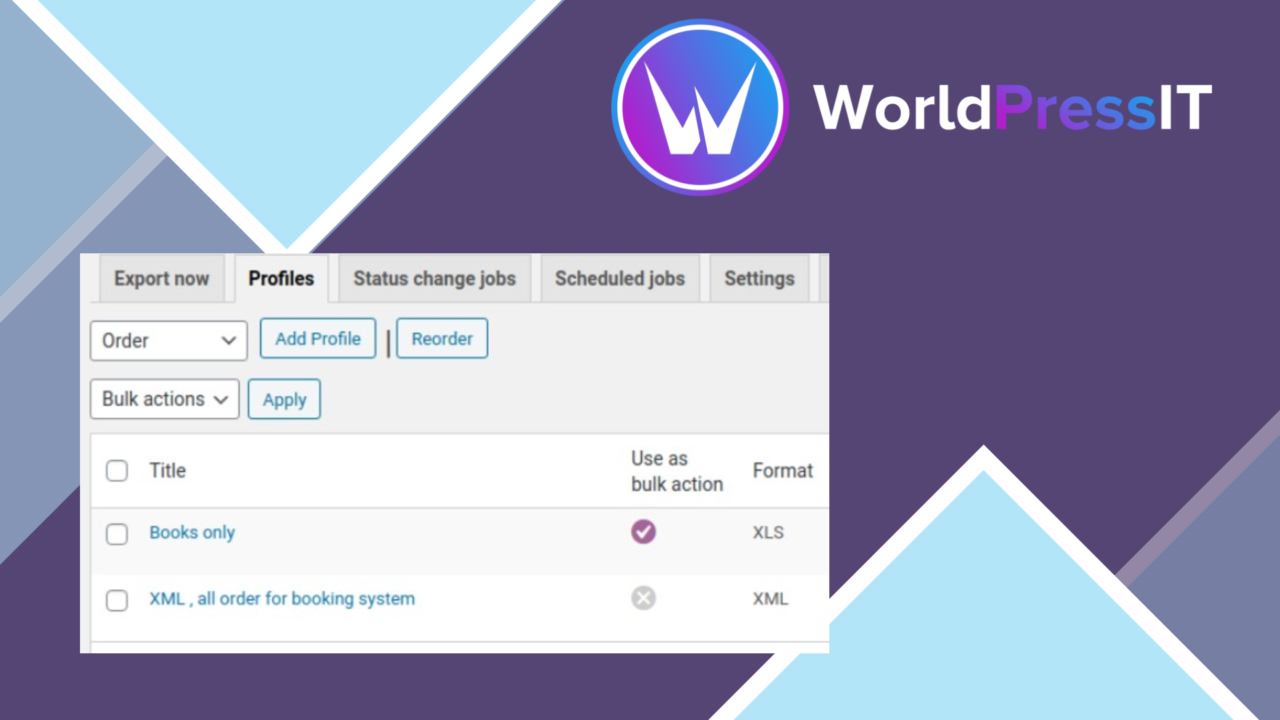 Advanced Order Export For WooCommerce screenshot