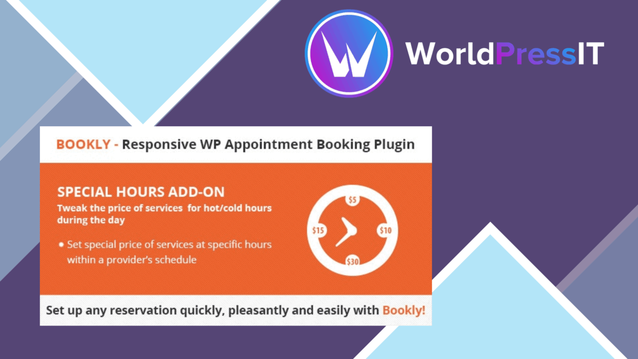 Bookly Special Hours screenshot