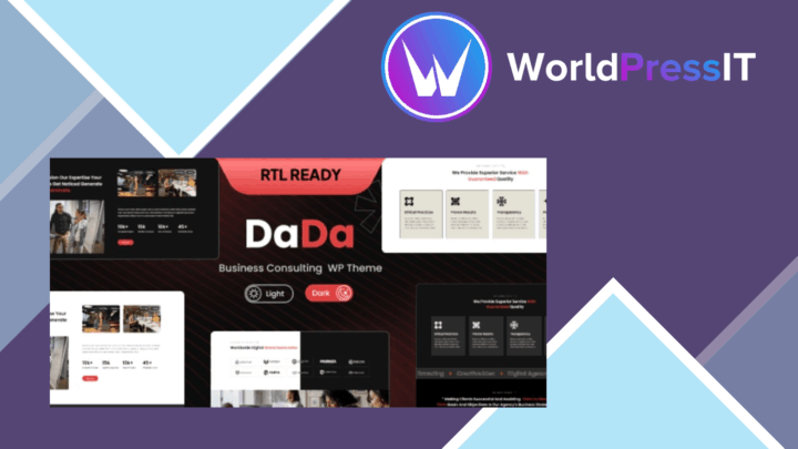 DaDa – Business Consulting Theme screenshot