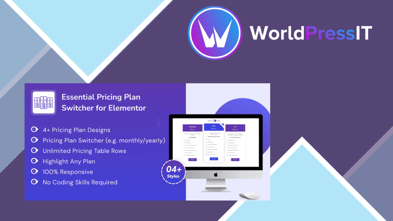 Essential Pricing Plan Switcher for Elementor screenshot