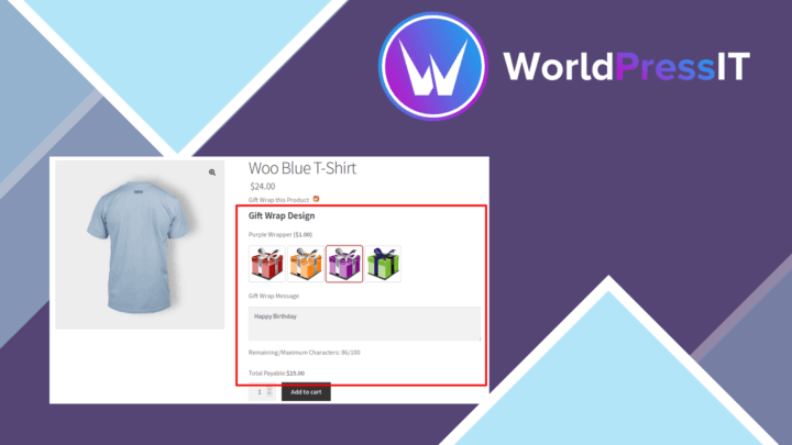 Gift Wrapper for WooCommerce screenshot