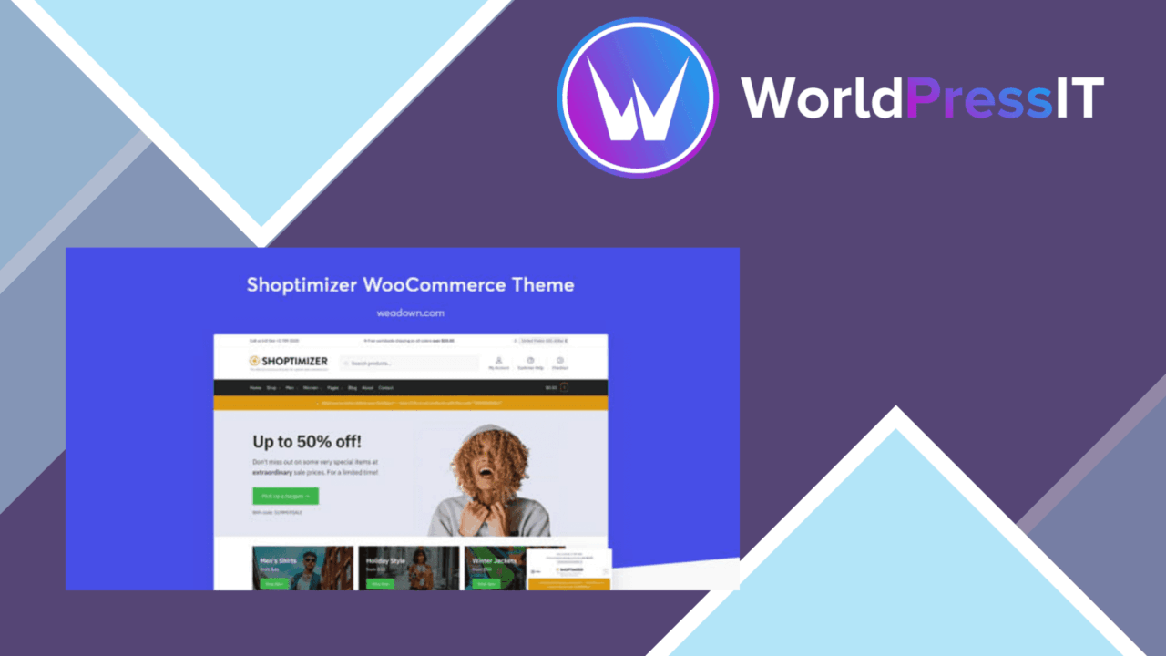 Shoptimizer Fastest WooCommerce Theme screenshot