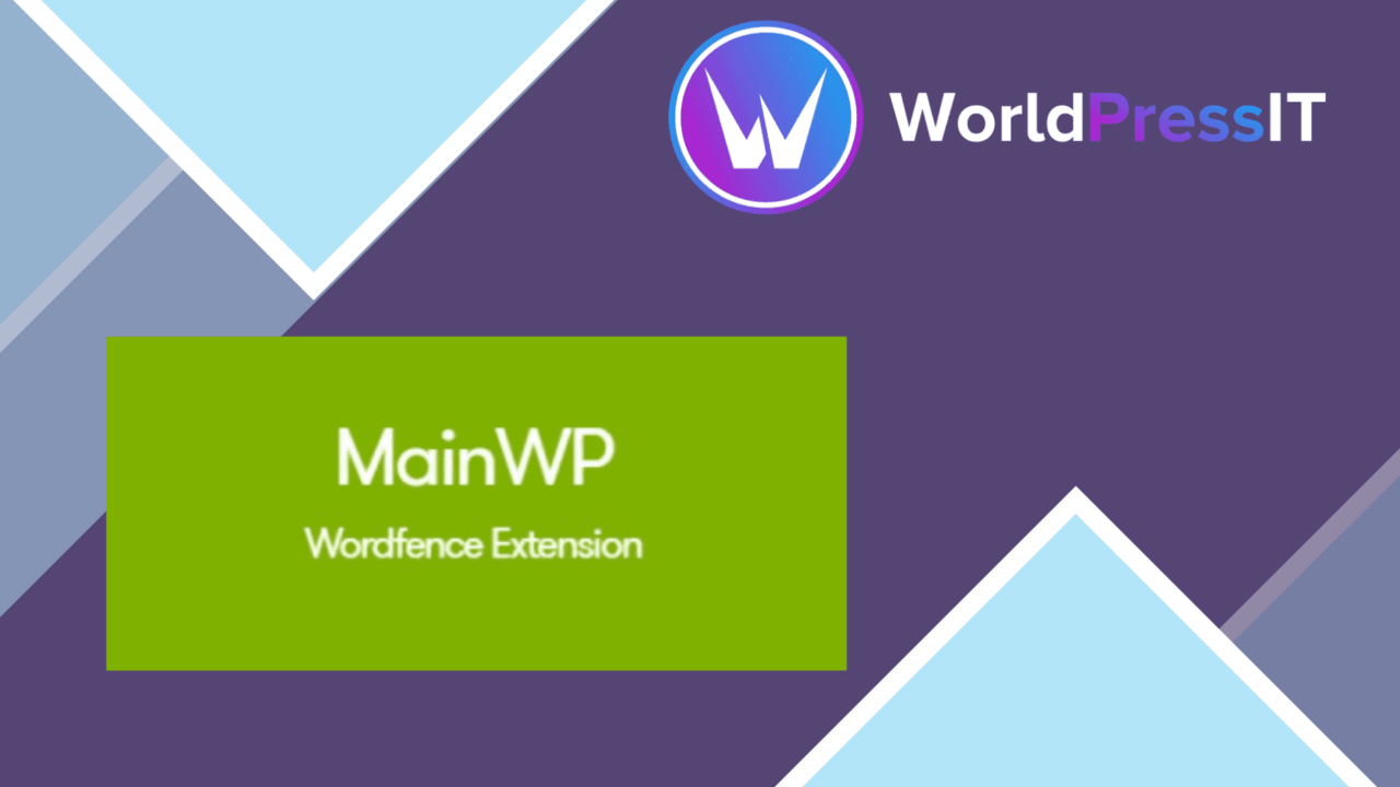 MainWP WordFence screenshot