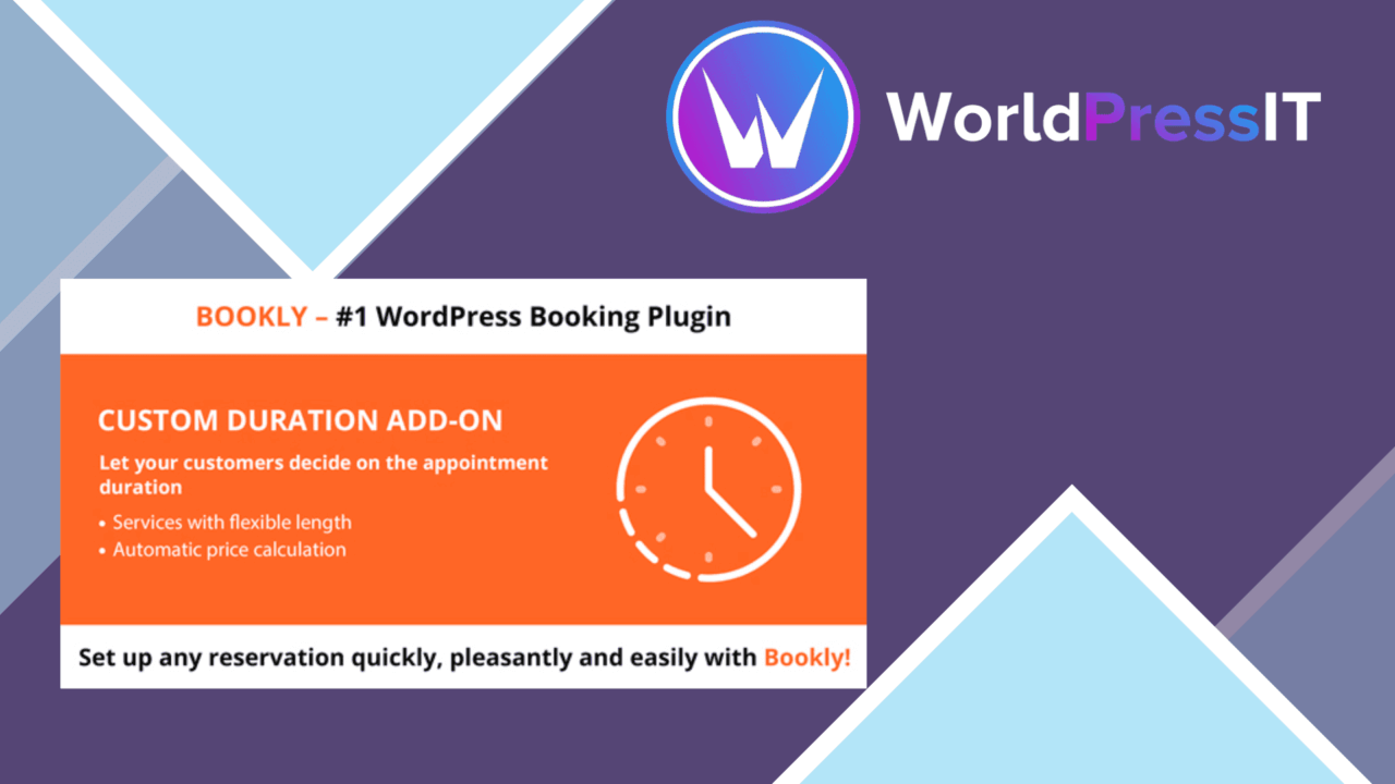 Bookly Custom Duration Add-on screenshot
