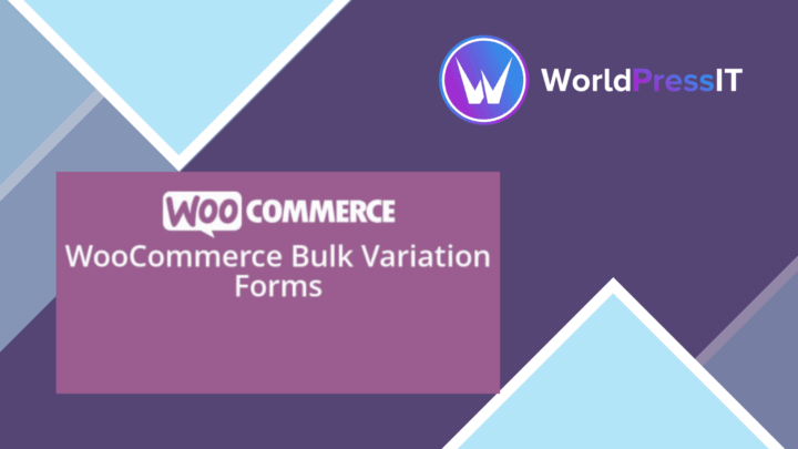 WooCommerce Bulk Variation Forms screenshot