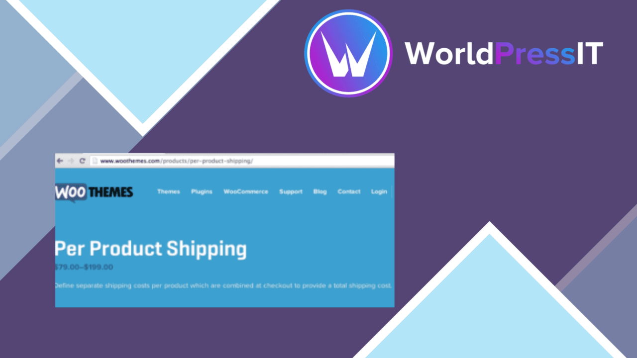 WooCommerce Per Product Shipping screenshot