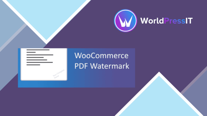 WooCommerce PDF Watermark screenshot