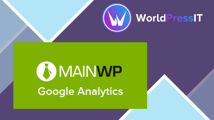 MainWP Google Analytics screenshot