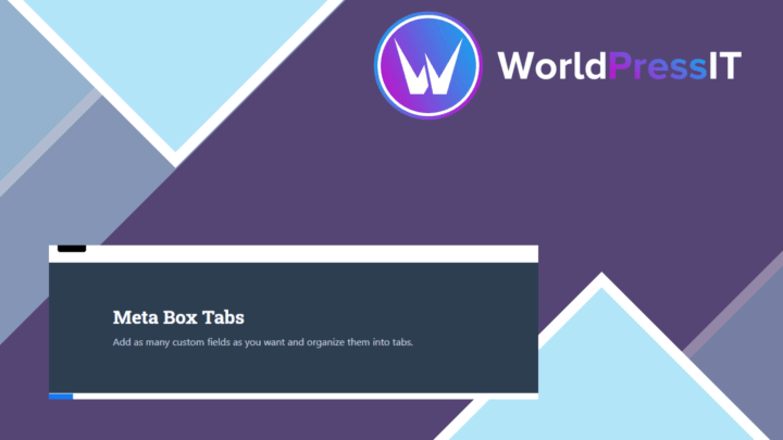 Meta Box Tabs screenshot