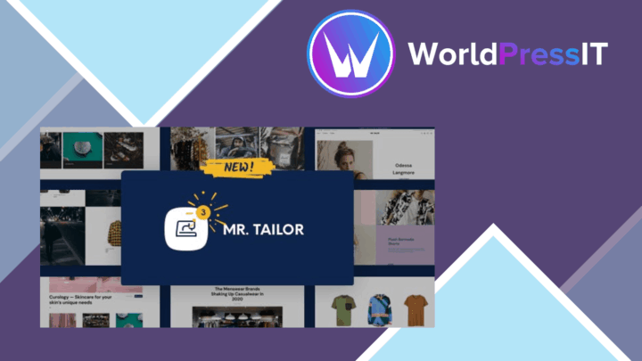Mr Tailor WooCommerce Theme screenshot