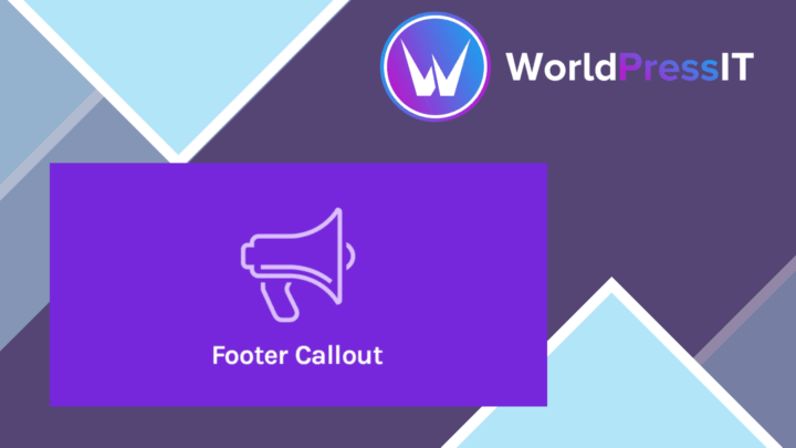 OceanWP Footer Callout screenshot