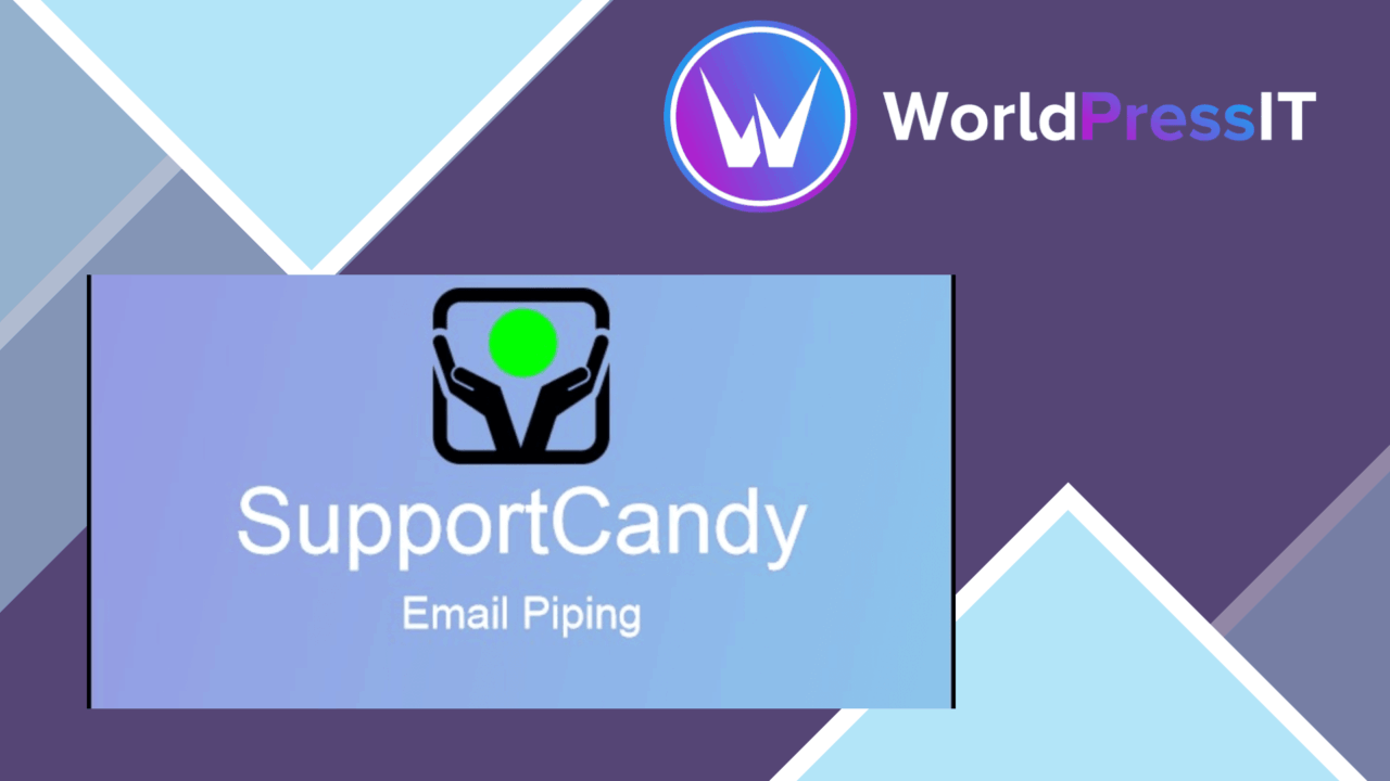 SupportCandy Email Piping screenshot