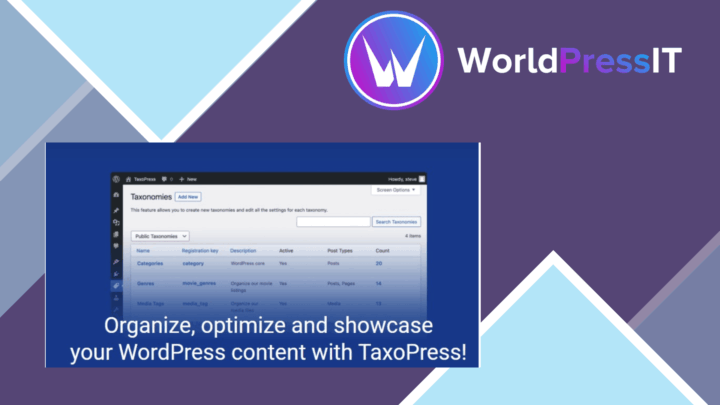 TaxoPress Pro screenshot