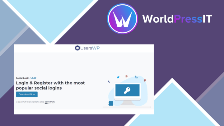 UsersWP Social Login screenshot