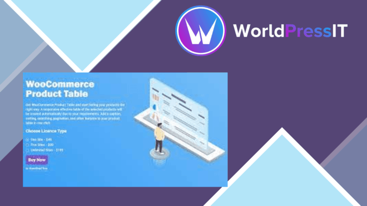 WooBeWoo Product Table Pro screenshot