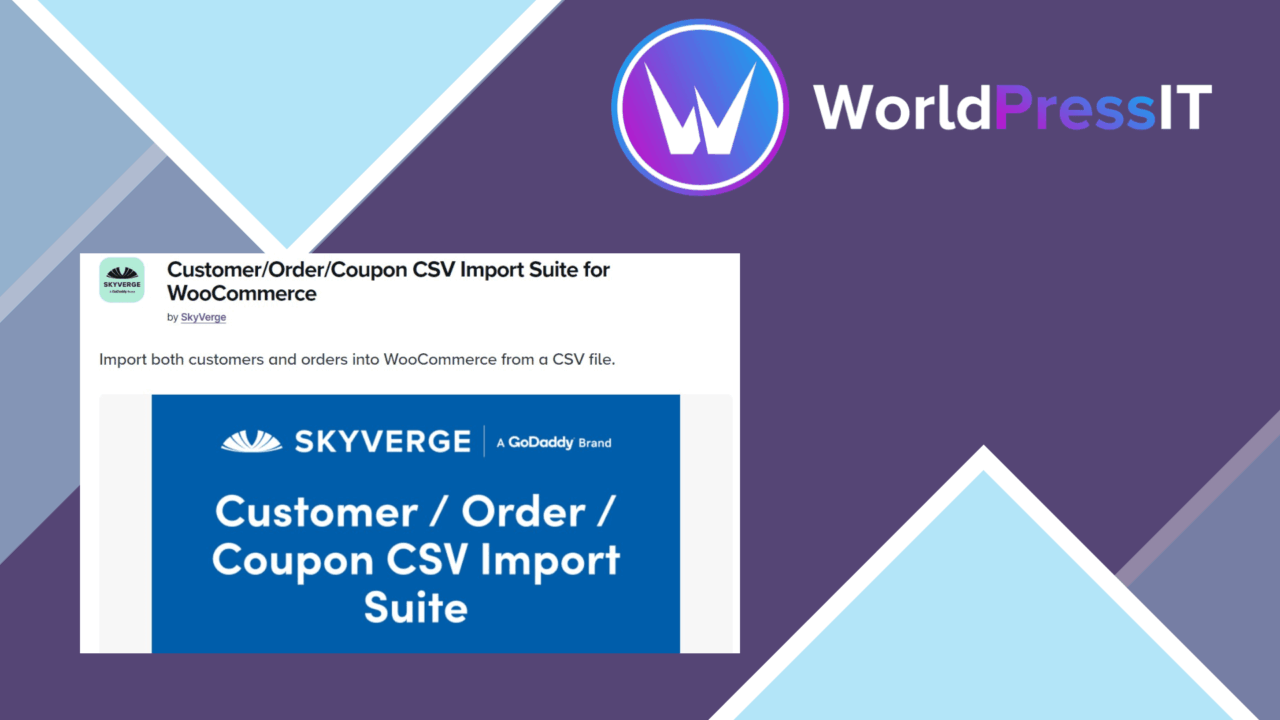 WooCommerce Customer Order Coupons CSV Import Suite screenshot