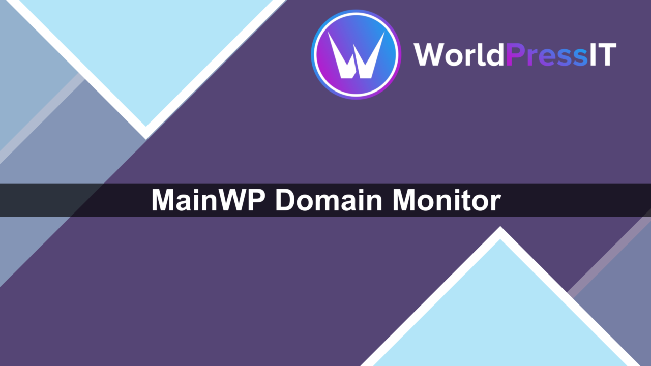 MainWP Domain Monitor screenshot