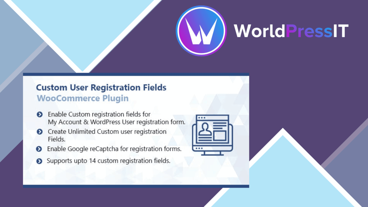 Custom User Registration Fields for WooCommerce screenshot