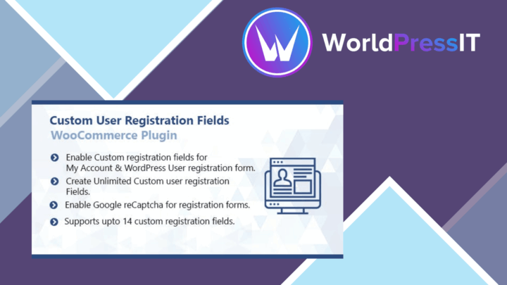 Custom User Registration Fields for WooCommerce screenshot