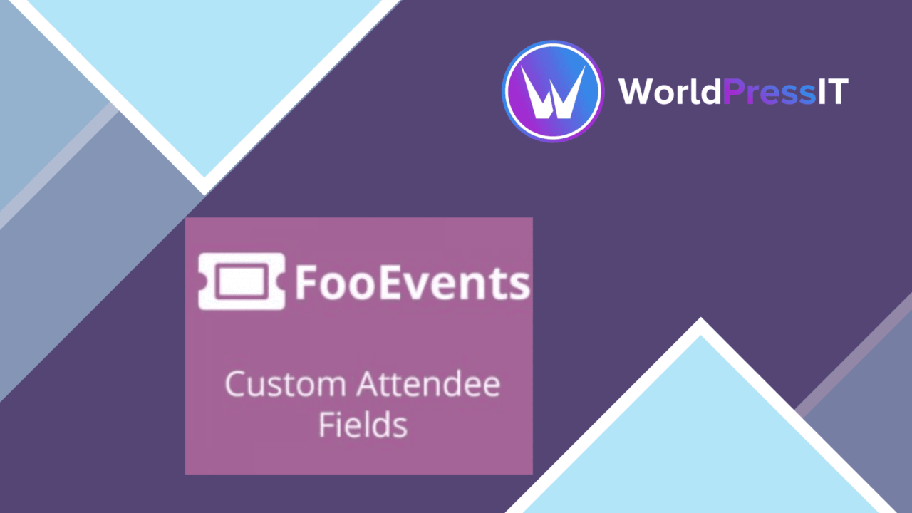 FooEvents Custom Attendee Fields screenshot