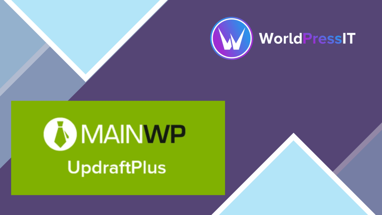 MainWP UpdraftPlus screenshot