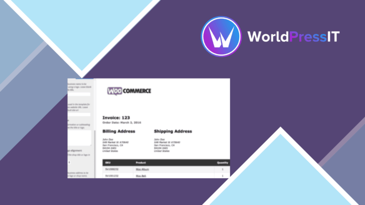 WooCommerce Print Invoices & Packing Lists screenshot