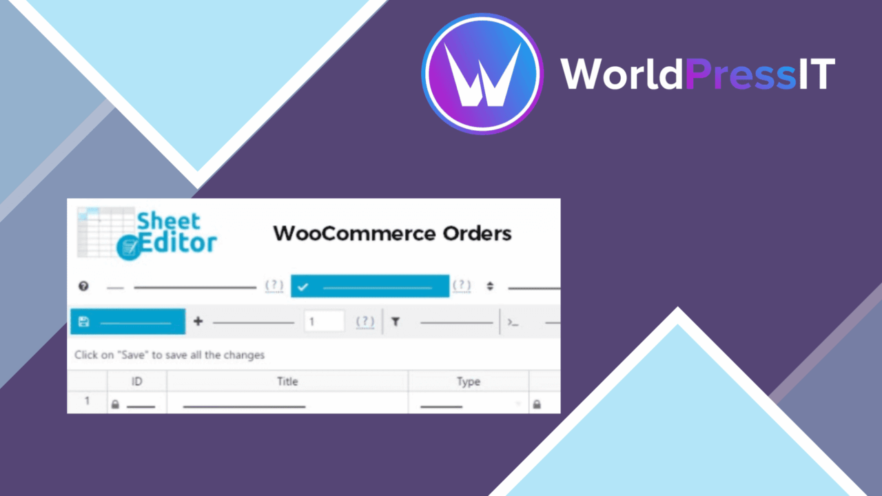 WP Sheet Editor WooCommerce Orders Pro screenshot