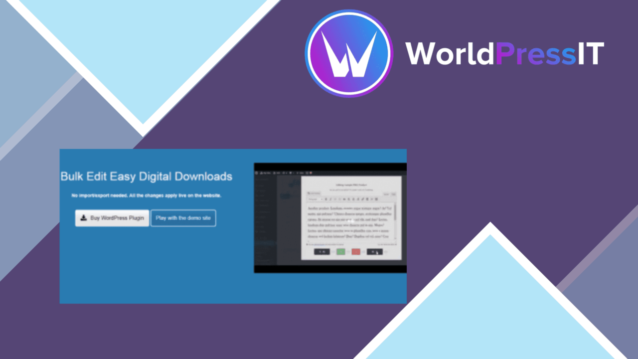 WP Sheet Editor EDD Downloads Pro screenshot