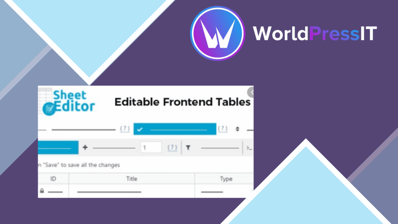 WP Sheet Editor screenshot