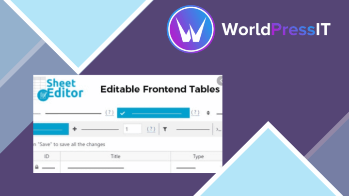 WP Sheet Editor screenshot