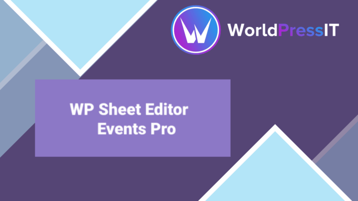 WP Sheet Editor Events Pro screenshot