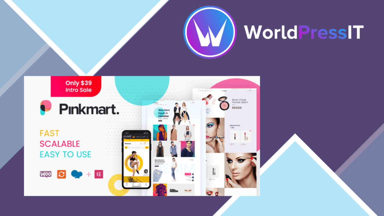 Pinkmart AJAX theme for WooCommerce screenshot