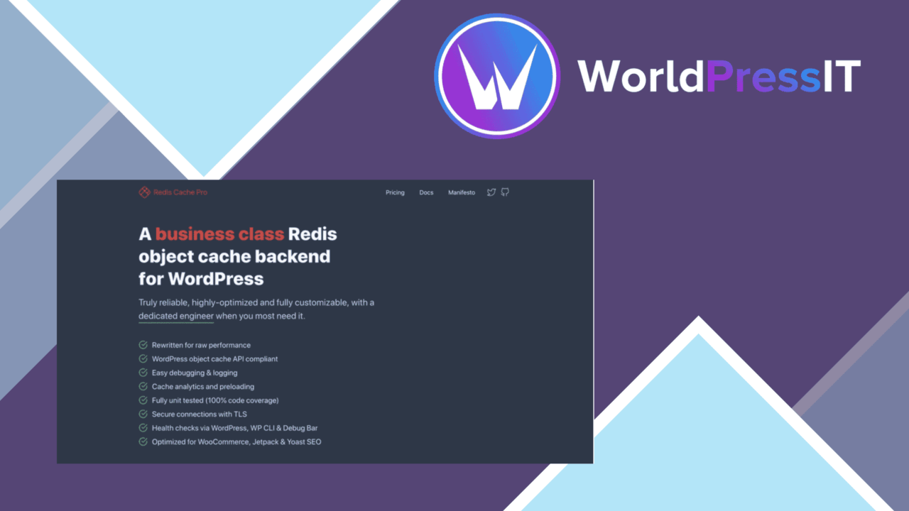 Redis Object Cache Pro screenshot