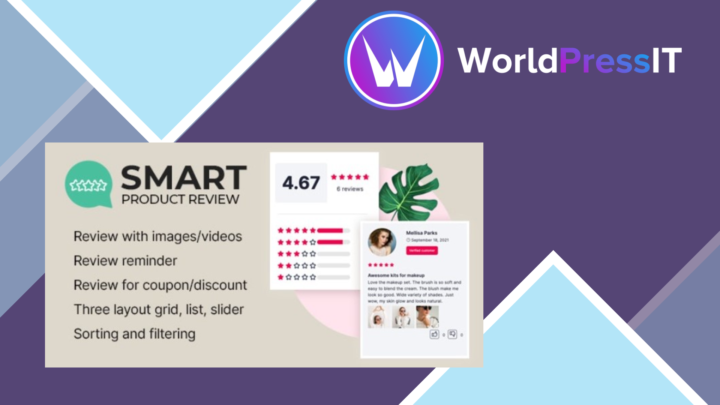 Smart Product Review For WooCommerce screenshot