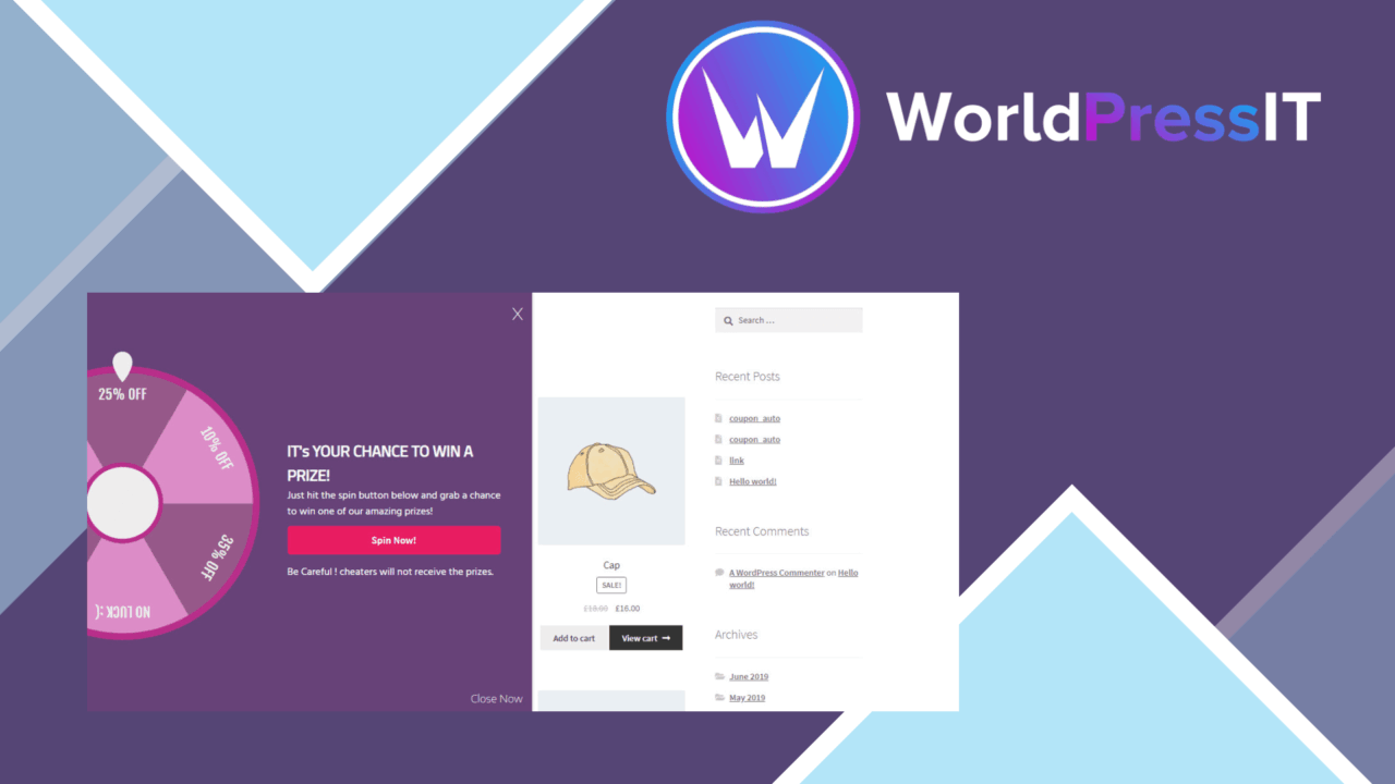 Spin Wheel for WooCommerce screenshot