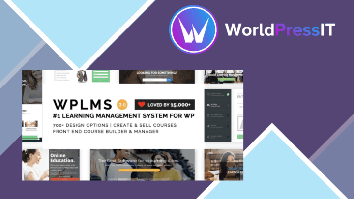 WPLMS Learning Management System Education Theme screenshot