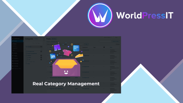 WordPress Real Category Management screenshot