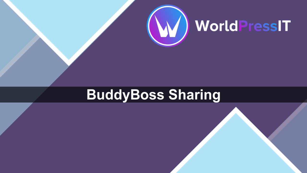 BuddyBoss Sharing screenshot