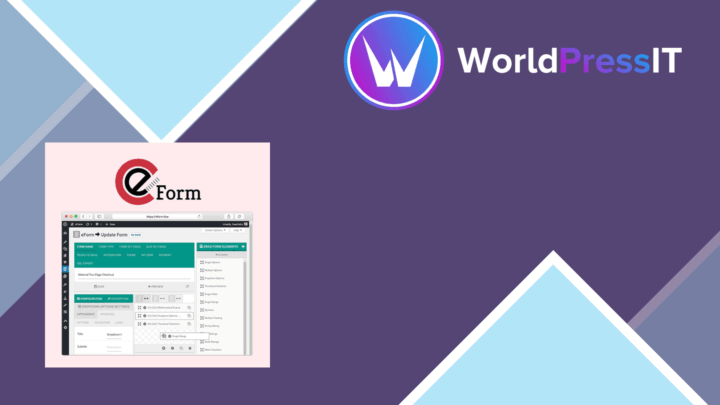 eForm WordPress Form Builder screenshot