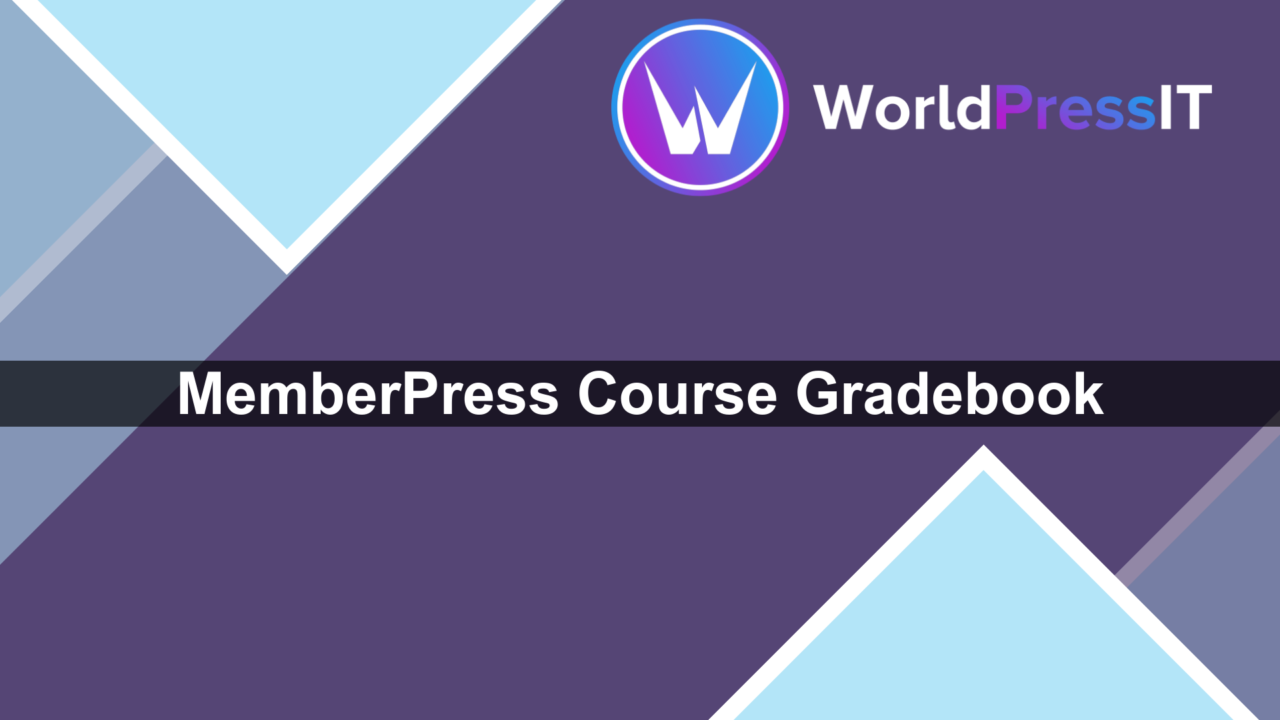 MemberPress Course Gradebook screenshot